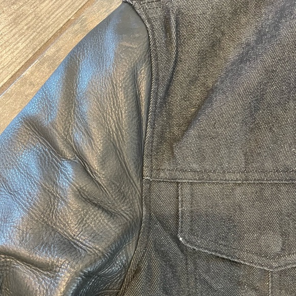 Rough-Neck black jacket. Vegan leather / size M - Picture 4 of 4